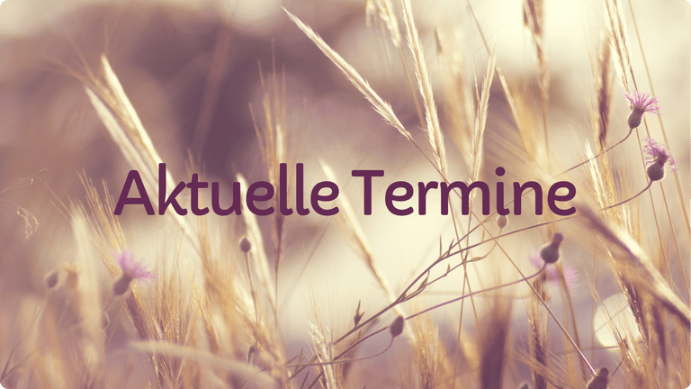 Termine - Aktuelle Termine