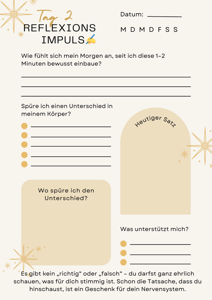 Reflexion Tag2 - Tag 2 – Morgenroutine mit ätherischen Ölen: