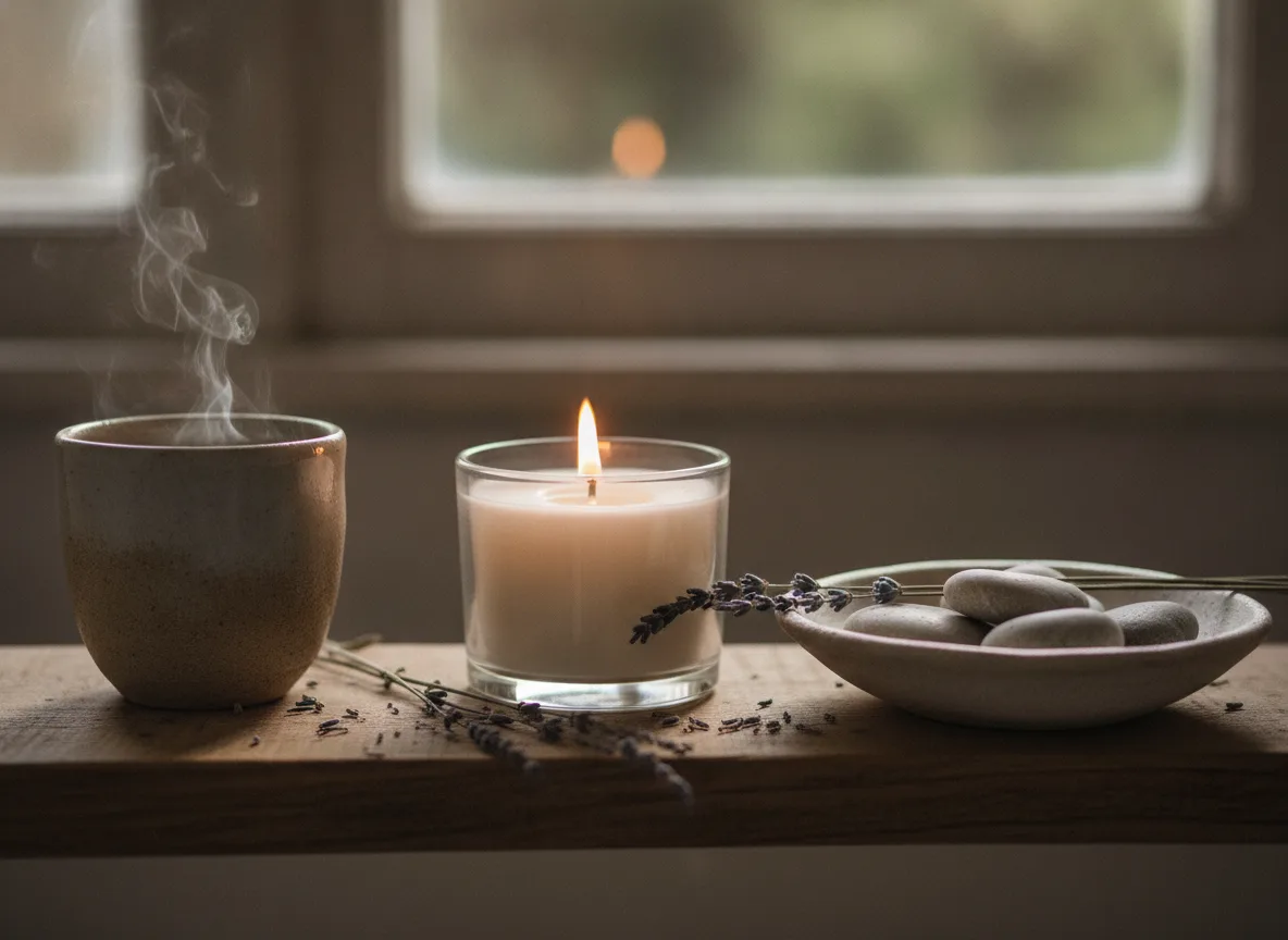 Selbstfürsorge für Eltern ohne Schuldgefühle 3 Kleine Selbstfürsorge-Rituale: Kerze, Tee und Lavendel im Alltag